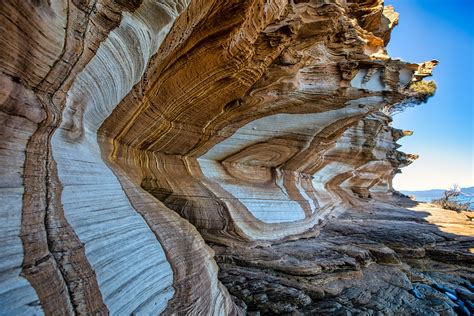 Painted Cliffs Maria Island, Tasmania, Australia