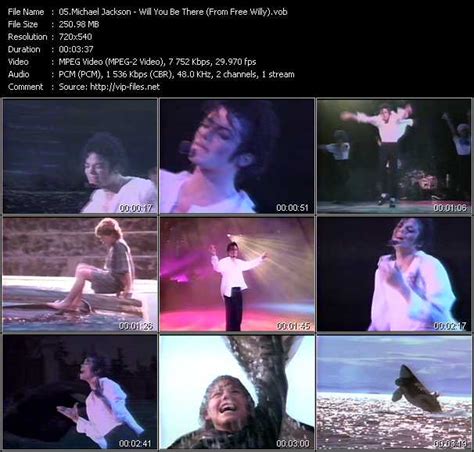 Michael Jackson - Will You Be There (From "Free Willy") - Download Music Video Clip from VOB ...