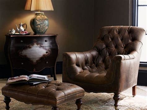 20+ Tufted Leather Chair with Ottoman - Cool Furniture Ideas Check more at http ...