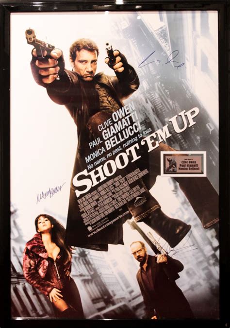 Sold Price: "SHOOT 'EM UP" cast signed movie poster CLIVE OWEN ...