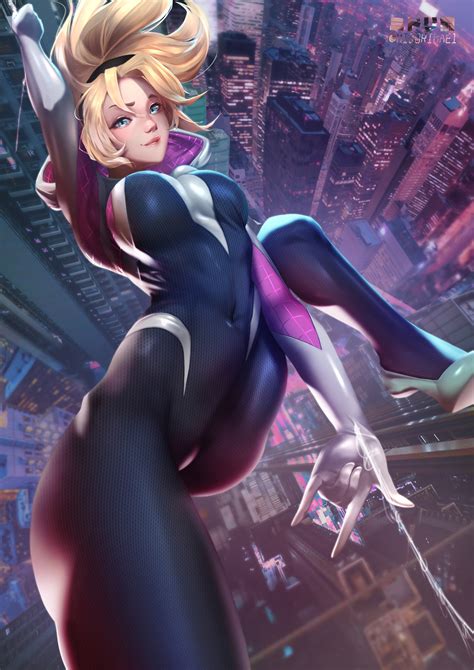 ArtStation - Spider Gwen Fan art