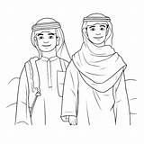 Premium Vector  Sketch hand Drawn Single Line Art coloring Page arab sketch template