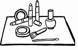 Cosmetic coloring Pages To Download And Print For Free sketch template