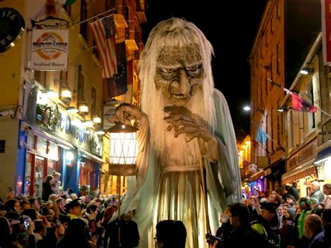 Macnas Halloween Parade 2023 in Galway, Ireland.