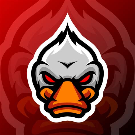 vector graphics illustration of a duck in esport style. perfect for shop or product logo 7438112 ...