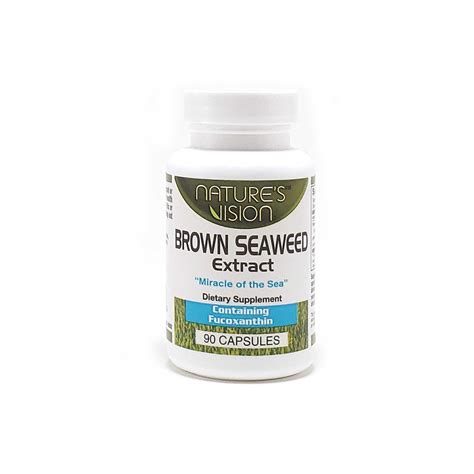 Brown Seaweed Extract with Fucoxanthin – Natures Vision – Buy Direct and Save!