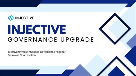 Injective Governance Upgrade. Injective Unveils Enhanced Governance ...