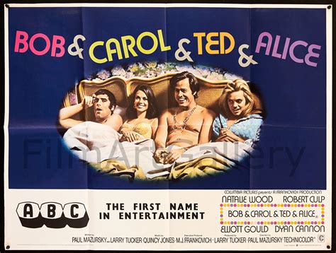 Bob and Carol and Ted and Alice Movie Poster 1970 – Film Art Gallery