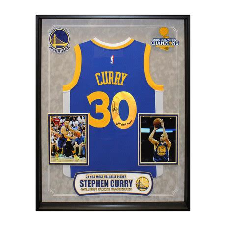 Framed + Signed NBA Jersey // Steph Curry II - Legends Of Basketball ...