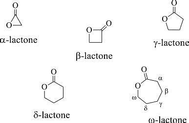 Lactones: Nomenclature, Reactions, Characteristics and Applications