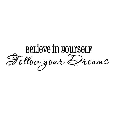 Follow Your Dreams Wall Quotes™ Decal | WallQuotes.com