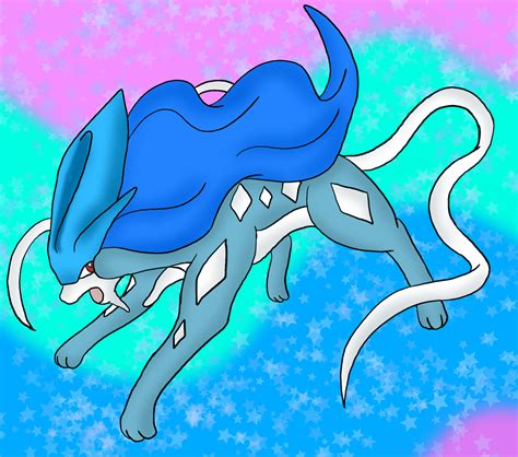 Shiny Suicune by crystal2riolu on DeviantArt