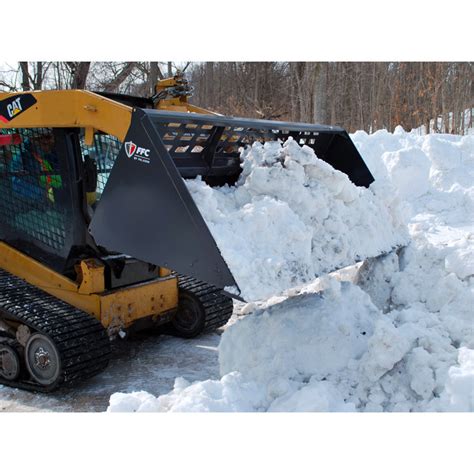 FFC Skid Steer Snow Bucket Attachment | Skid Steer Solutions