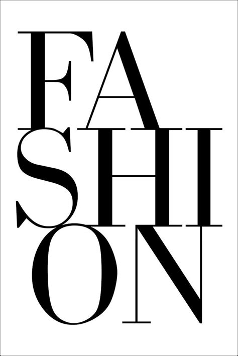 Fashion Typography Poster Boutique Chanel no5 Dior YSL Poster | Quote ...