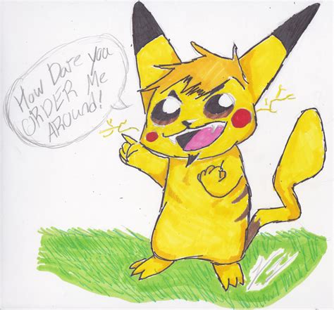 pikachu use thunderbolt by vanazza on DeviantArt