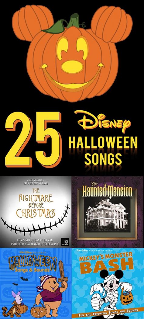 Top 25 Disney Halloween Party Songs - Made by a Princess