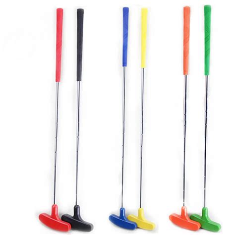 6pcs/pack Mini Golf Putters Golf Clubs with Rubber Putter Head and Steel Shaft, Clubes de Golf 6 ...