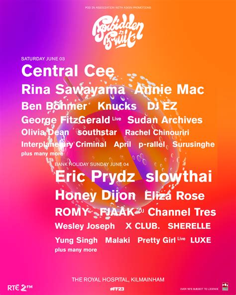 Here’s the line-up for Forbidden Fruit Festival 2023 | Goss.ie