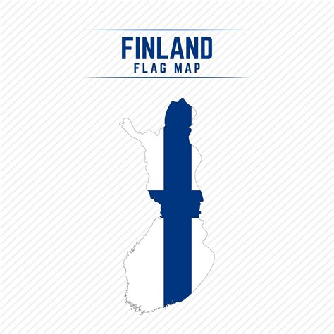 Finland Flag Map