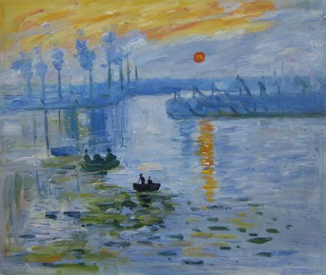 Quality Hand Painted Oil Painting Claude Monet Impression Sunrise Repro, 20x24in | eBay