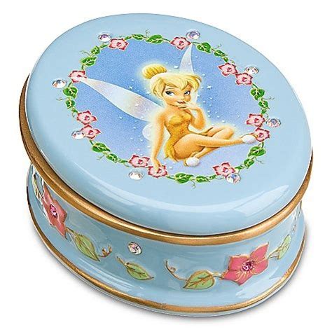 Disney Fairies TinkerBell Small Jewelry Trinket Treasure Box by Department 56 | Disney fairies ...