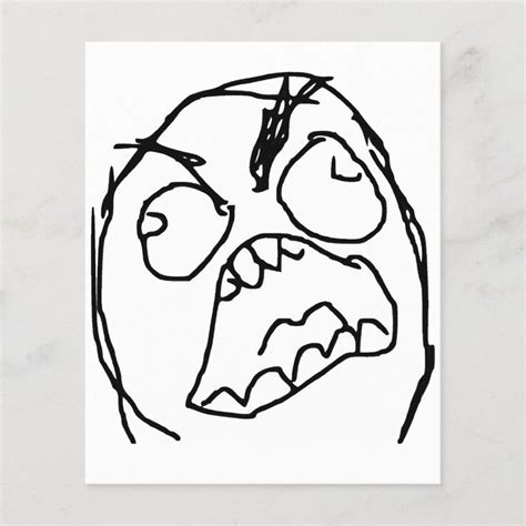 Rage Guy Angry Fuu Fuuu Rage Face Meme | Zazzle | Rage faces, Memes ...