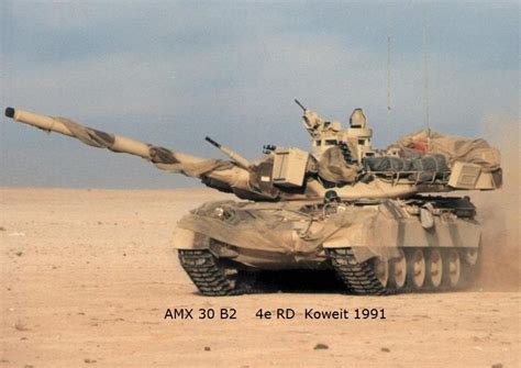 AMX-30 B2 Kuwait 1991 | Véhicules militaires, Char de combat, Armée française