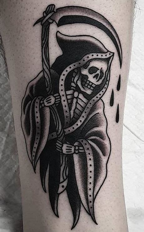 Pin on Grim reaper tattoo