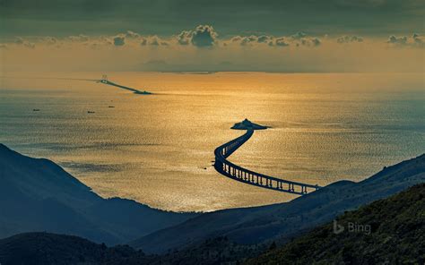 hong kong zhuhai macau bridge - Bing Wallpaper (42981948) - Fanpop