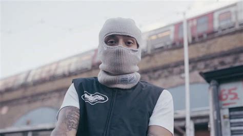 White Balaclava worn by Central Cee in the music video Central Cee - Loading [Music Video] | GRM ...