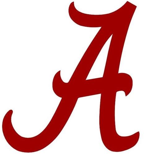 Alabama Logo Stencil - Cliparts.co