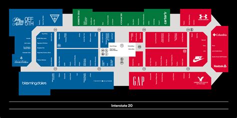 Outlet Mall Stores Map | IUCN Water