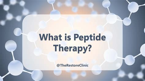 Peptide therapy | The Restore Clinic, LLC