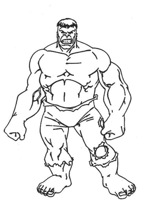 Free Printable Hulk Coloring Pages For Kids