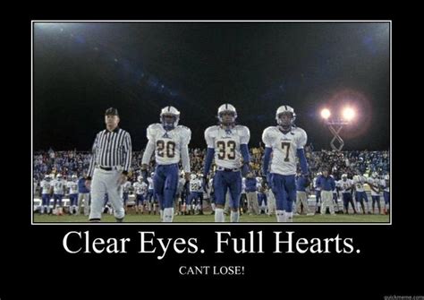 clear eyes full hearts cant lose - Motivational Poster