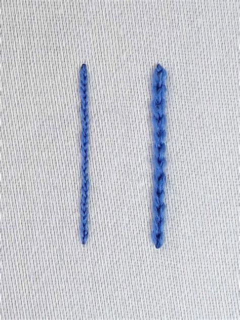 How to stitch: Split stitch - Elara Embroidery