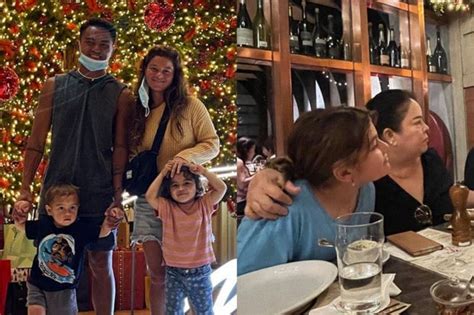 Andi Eigenmann, family in Manila for a quick visit; Ellie dines with ...