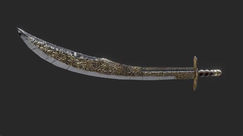 Persian Sword - Download Free 3D model by robotninjabread [4b86ee6 ...