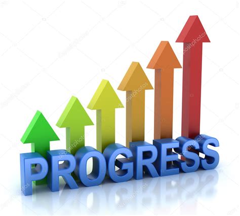 Progress colorful graph concept — Stock Photo © Alexmit #7244323