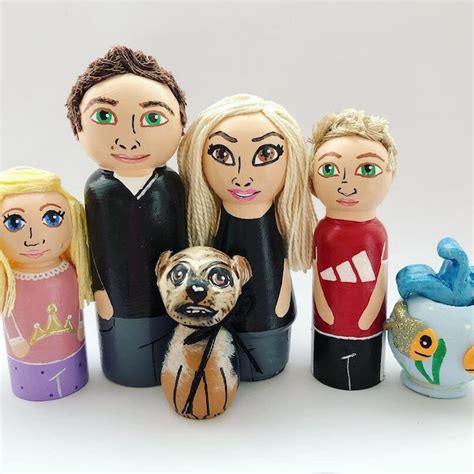 Peg Dolls Family - Etsy