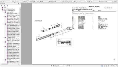 Same Tractor Frutteto3 80 Parts Catalog