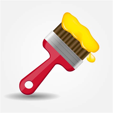 Paint brush icon vector illustration 8406535 Vector Art at Vecteezy