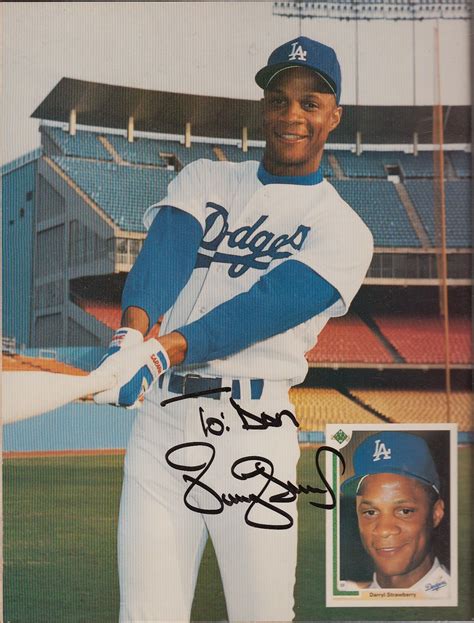 Daily Autograph: Darryl Strawberry