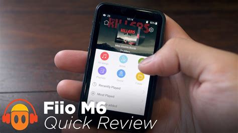 Fiio M6 Digital Audio Player Overview - Minidsc in a Minute - YouTube