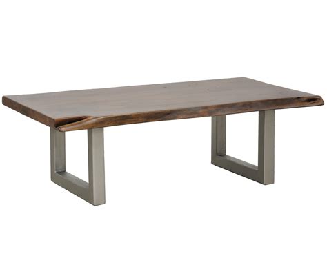 Montana Solid Wood Metal Leg Coffee Table | Zin Home