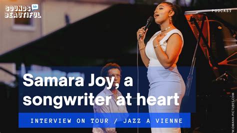 Samara Joy speaks with Marcus Gon about Authentic Songwriting | Interview at Jazz à Vienne ...