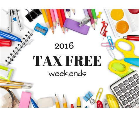 Tax Free Weekend 2016: Dates & Details For Your State :: Southern Savers