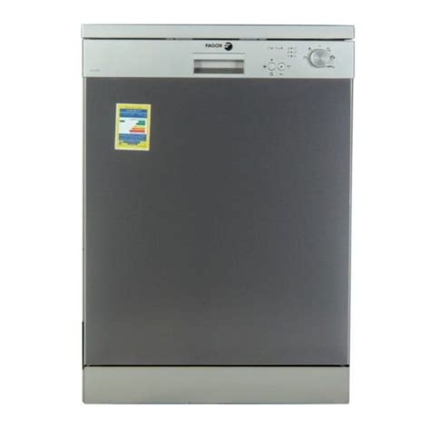 Fagor Standard Dishwasher, 12 Place Settings, 60 cm, Silver - LVF-11AXS