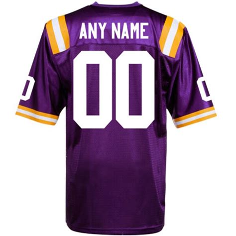 Nike LSU Tigers Custom Football Jersey- Purple | Official LSU Tigers Store