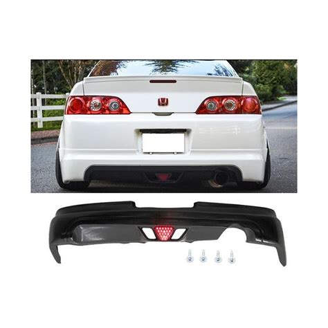 2005-2006 ACURA RSX MUGEN STYLE REAR BUMPER LIP WITH THIRD BRAKE LIGHT LED